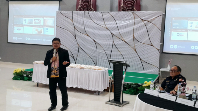 Direktur Komunikasi dan Bimbingan Pengguna Jasa Bea Cukai, Nirwala Dwi Heryanto.