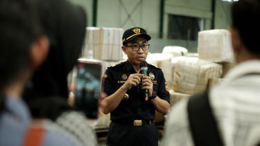 Bea Cukai menggelar kegiatan press tour