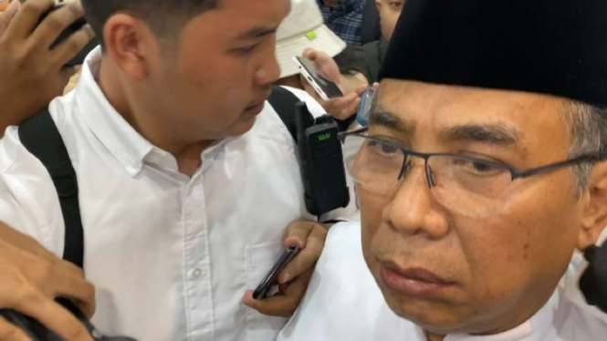 Ketua Umum PBNU Yahya Cholil Staquf.