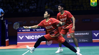 Ganda putra Indonesia Leo Rolly Carnando/Daniel Marthin