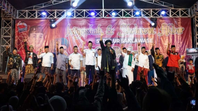 Istighosah Digelar Relawan Pendukung Mochamad Herviano