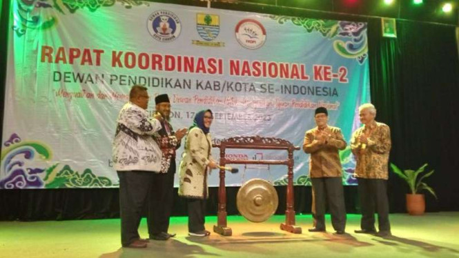 Dewan Pendidikan Kabupaten Kota Se-Indonesia Gelar Rakornas ke-2 di Cirebon.