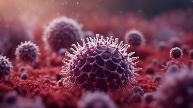 Ilustrasi virus nipah