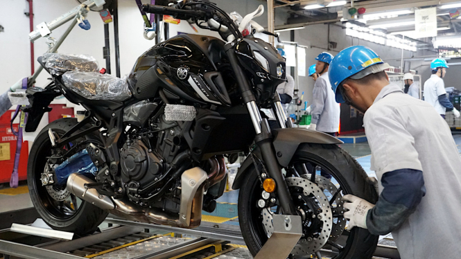 VIVA Otomotif: Yamaha Indonesia produksi moge MT-07
