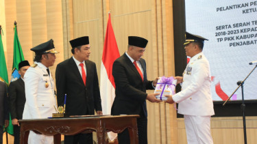 Pelantikan Pj Bupati Tangerang, Andi Ony Prihartono.