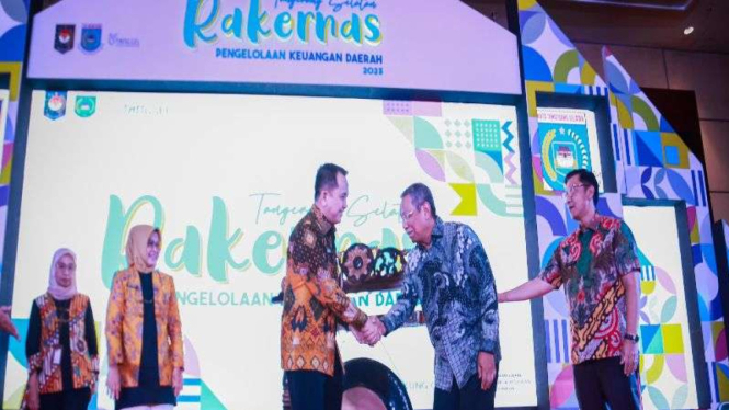 Pembukaan Rakernas Pengelolaan Keuangan Daerah Tahun 2023.