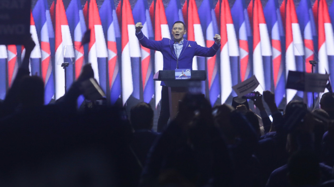 Ketum Demokrat Agus Harimurti Yudhoyono (AHY), Rapimnas Partai Demokrat