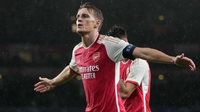 Kapten Arsenal Martin Odegaard
