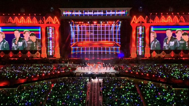 Super Junior Tampil Memukau di Konser SM Town Live 2023 JAKARTA