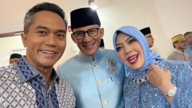 Anindya Bakrie hadiri pernikahan putri Sandiaga Uno di New York, Amerika Serikat