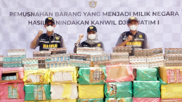 Bea Cukai musnahkan barang ilegal