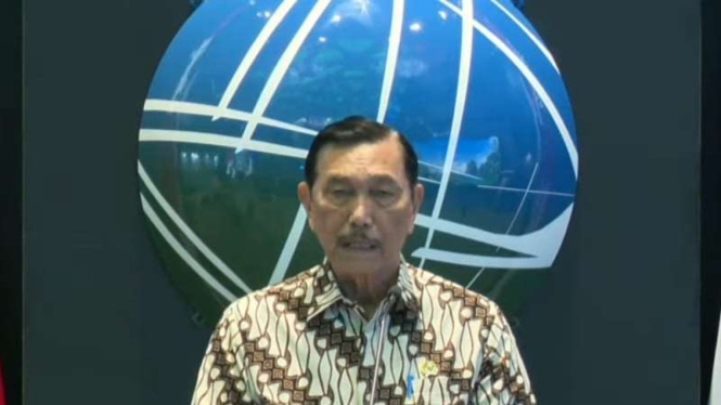 Menko Marives Luhut Binsar Pandjaitan.