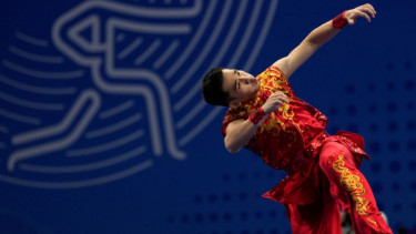 Atlet wushu Indonesia, Harris Horatius di Asian Games 2023 Hangzhou