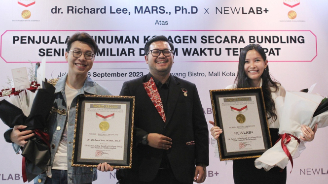 dr Richard Lee bantu Newlab raih rekor MURI dunia