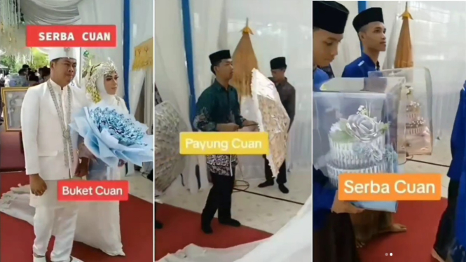 Pengantin serba cuan.