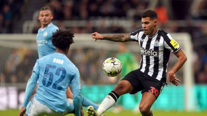Duel Newcastle United vs Manchester City di babak 3 Piala Liga Inggris