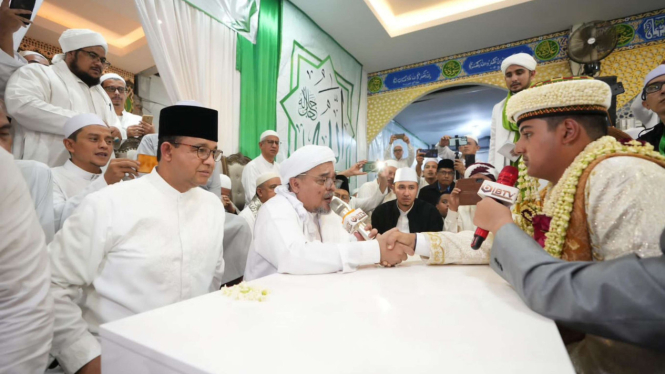Anies Baswedan-Gus Imin jadi saksi pernikahan putri Habib Rizieq