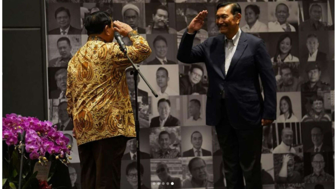 Prabowo bersama Luhut