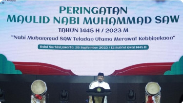 Menag Yaqut Dalam Peringatan Maulid Nabi SAW