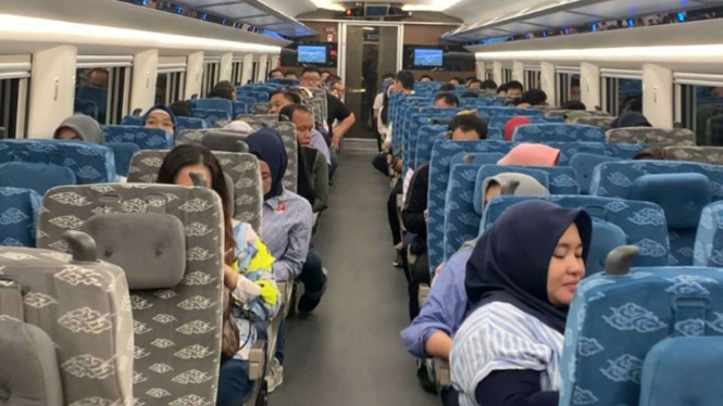 Uji coba Kereta Cepat Jakarta-Bandung (KCJB) Whoosh tahap 2