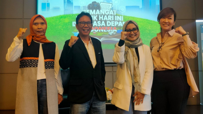 Konferensi pers Lomba Foto & Anugerah Pewarta Astra 2023 di Auditorium FISIP UI