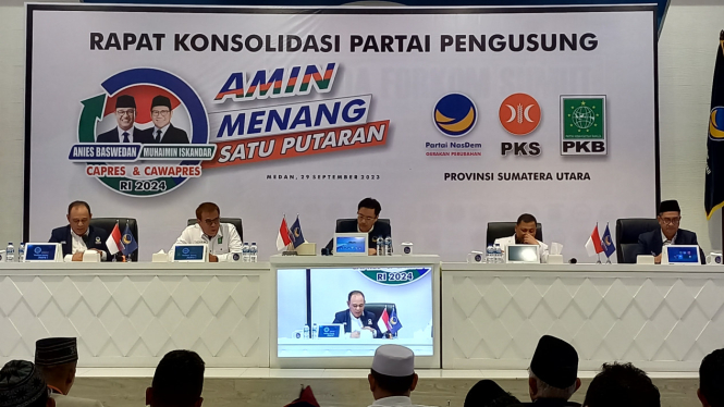 Partai pengusung AMIN di Sumut usung menang satu putaran