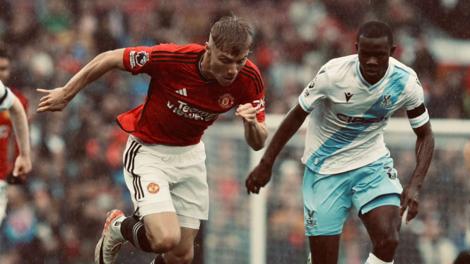 Rasmus Hojlund, Duel Manchester United vs Crystal Palace