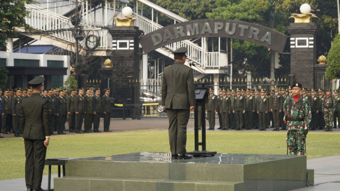 VIVA Militer: Aslog Kaskostrad Pimpin Upacara Hari Kesaktian Pancasila