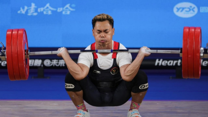 Eko Yuli Irawan mentas di Asian Games 2023 Hangzhou