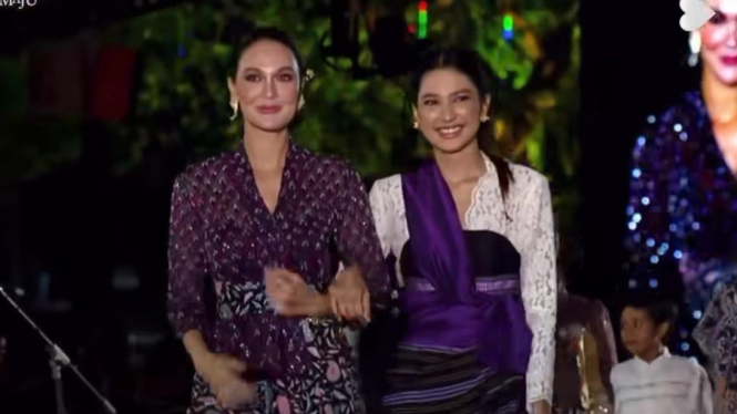 Mikha Tambayong dan Luna Maya.