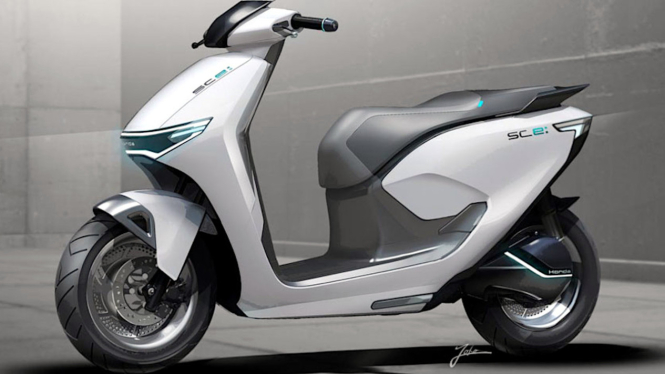 VIVA Otomotif: Skuter listrik Honda SC e: