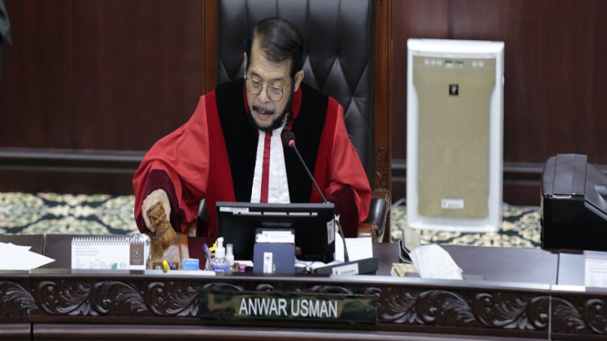 Ketua Mahkamah Konstitusi Anwar Usman