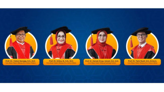 Pertama Dalam Sejarah LLDIKTI Wilayah II, 4 Guru Besar UBL Dikukuhkan Sekaligus