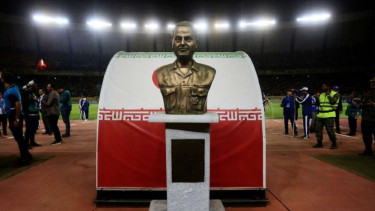 Patung Qassem Soleimani muncul jelang duel Sepahan vs Al Ittihad