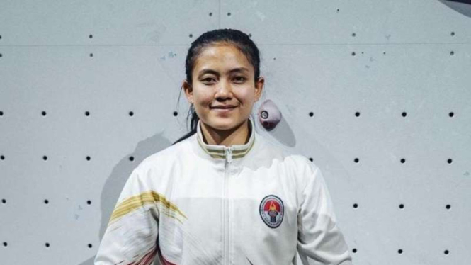Atlet panjat tebing putri Indonesia Desak Made Rita Kusuma