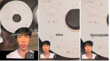 Bintik Merah di Tisu Toilet Umum 