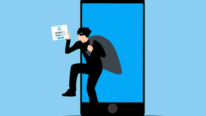Ilustrasi akses data pinjol ilegal