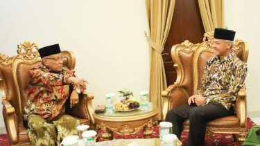 Bacapres Ganjar Pranowo bertemu dengan KH Said Aqil Siroj 