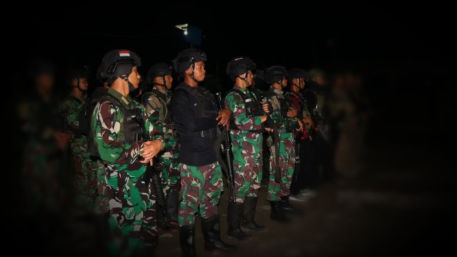 VIVA Militer: Pasukan Yonif MR 411 Pandawa Kostrad di Kenyam, Nduga.