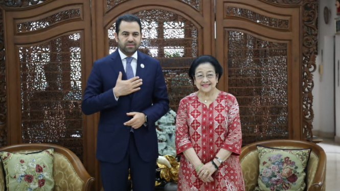 Megawati Soekarnoputri dan Sekjen Zayed Award