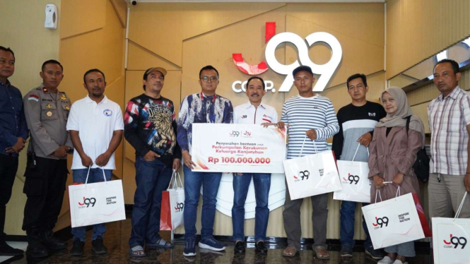  Donasi diberikan oleh J99 Corp pada keluarga korban Tragedi Kanjuruhan