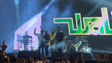 Band Wali di acara Mandiri Karnaval