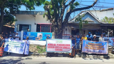 Warga Menolak Pembangunan Sekolah Kristen di Kota Parepare, Sulsel.