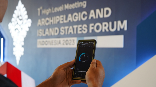 Cek kecepatan internet dari smartphone.