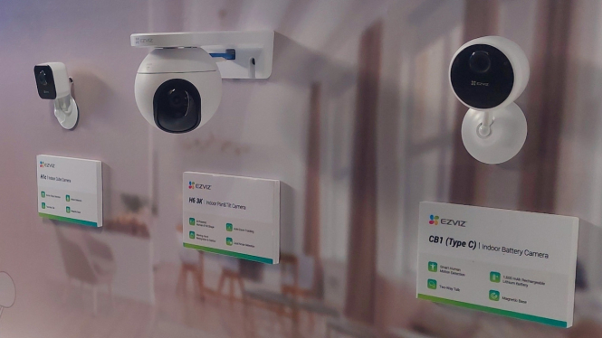 Perangkat smarthome Ezviz.