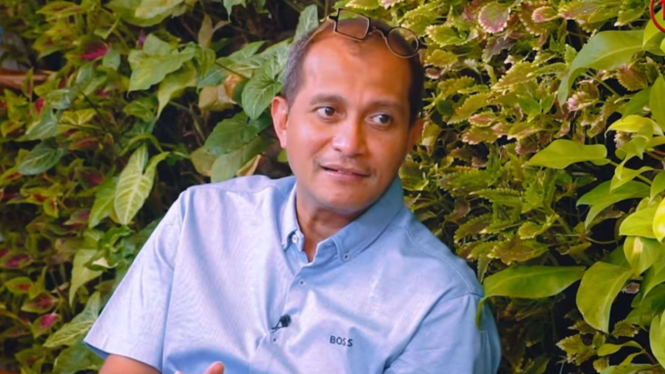 Edward Omar selaku Wakil Menteri Hukum & Hak Asasi Manusia (Wamenkumham)