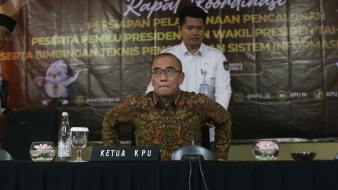 Hasyim Asy'ari saat Masih Menjadi Ketua KPU