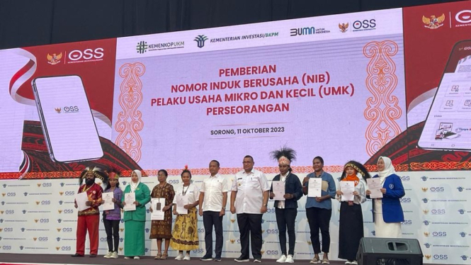 Pemberian NIB Pelaku UMK