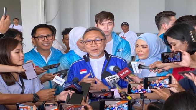 Ketum PAN Zulkifli Hasan di Rakernas Projo.