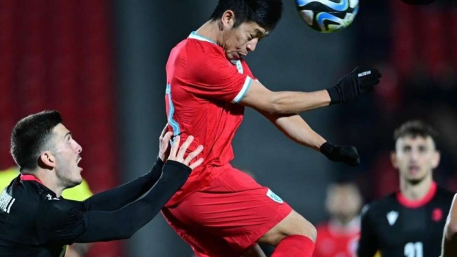 Duel Timnas Georgia vs Thailand